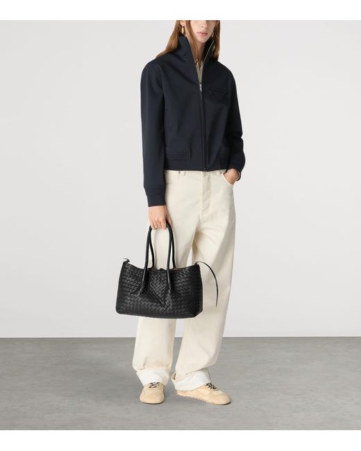 Bottega Veneta Black Leather Reversible Pinacoteca Tote Bag