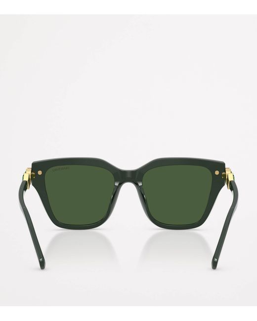 Swarovski Green Acetate Oversized Sk6041 Sunglasses