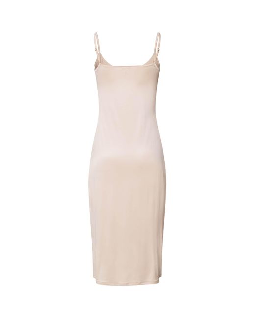 Hanro Natural Satin Midi Dress