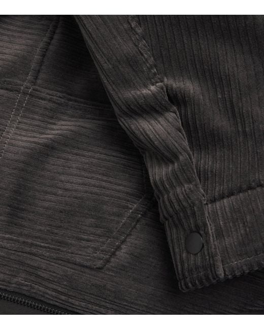 Oliver Spencer Black Stretch-Cotton Corduroy Norton Jacket for men