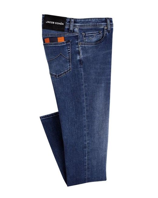 Jacob Cohen Blue Bard Slim Fit Stretch Jeans for men