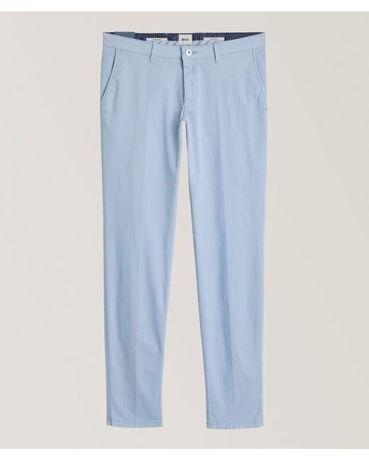 Brax Blue Silvio Triplestone Slim-Fit Chinos for men