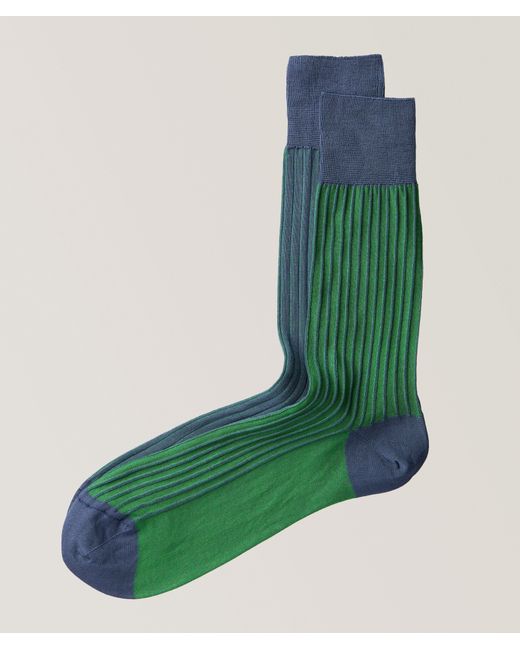 Alto Milano Green Reversible Classic Pointer Socks