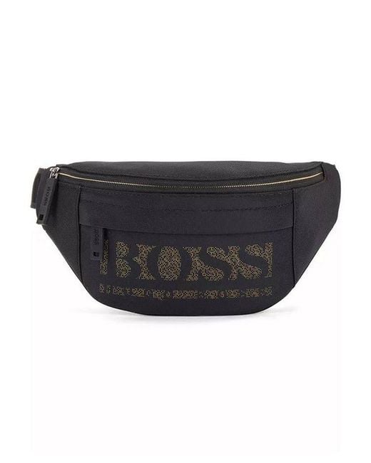 BOSS by HUGO BOSS Synthetic Nylon Pixel Logo Belt Bag in Black for Men ...