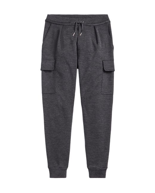 Ralph Lauren Purple Label Cotton Doubleknit Cargo Jogger Pant in Dark
