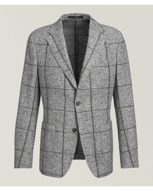 Windsor. Gray Checked Sport Jacket for men
