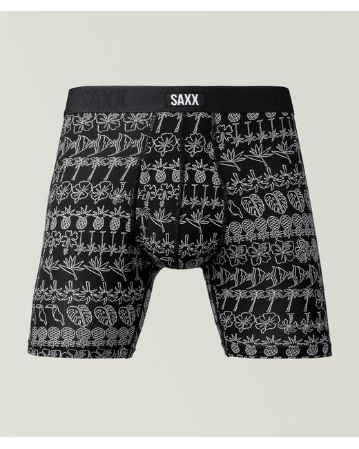 Saxx Underwear Co. Black Island Lineup Vibe Xtra Boxer Brief for men