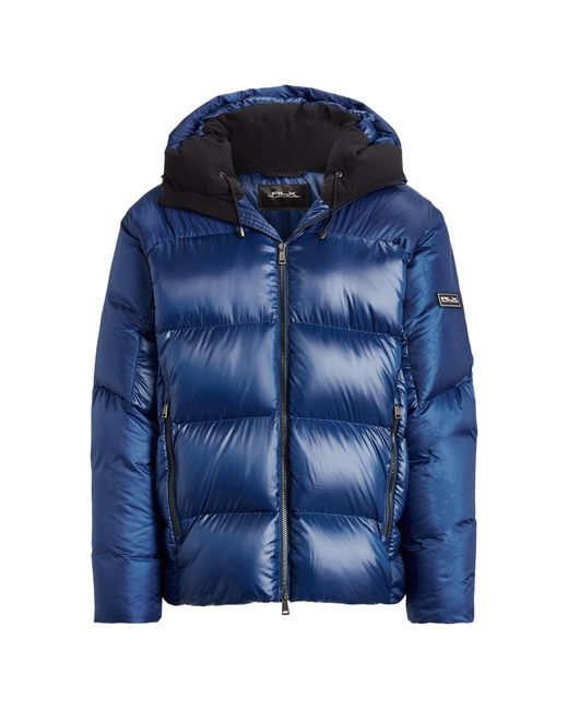 RLX Ralph Lauren Recycled Ripstop Puffer Jacket in Mid Blue (Blue) for ...