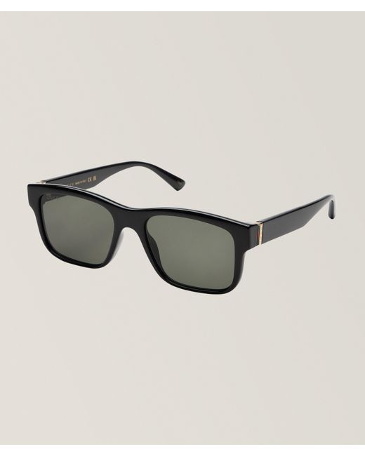 Gucci Brown Rectangle Sunglasses