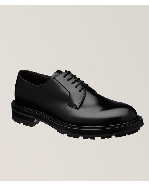 Neil Barrett Black Leather Commando Derby Shoes for men