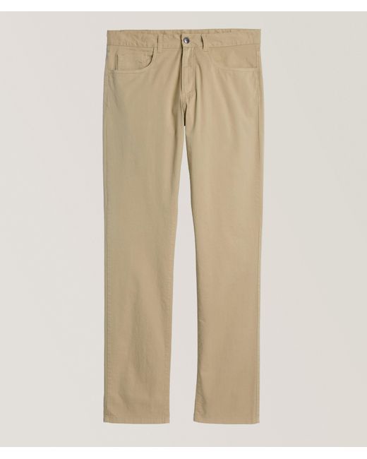 Canali Natural Stretch-Cotton Five-Pocket Pants for men