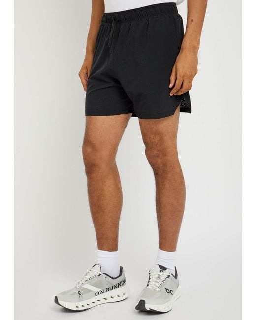 Condition Black Aero Perforated Stretch-Jersey Shorts for men