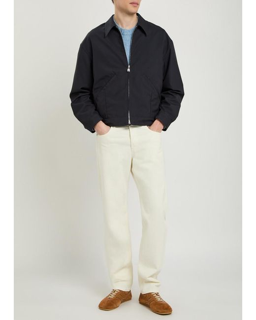 Valstar Black Twill Bomber Jacket for men