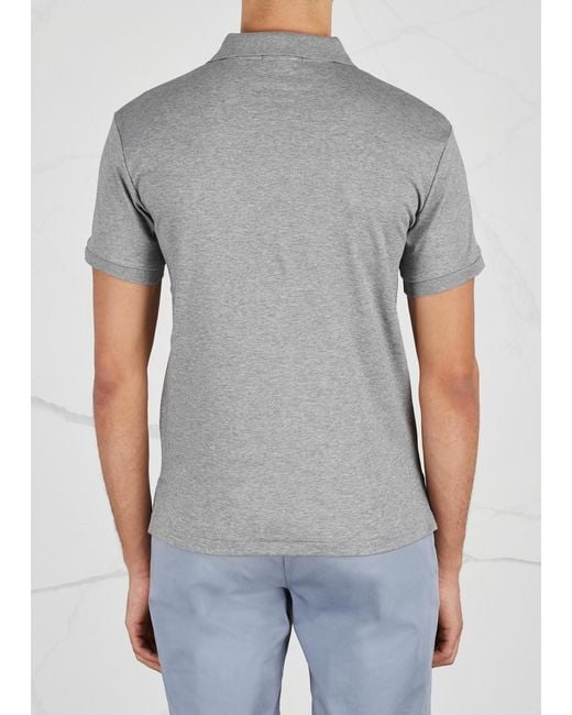 Polo Ralph Lauren Gray Slim Pima Cotton Polo Shirt for men