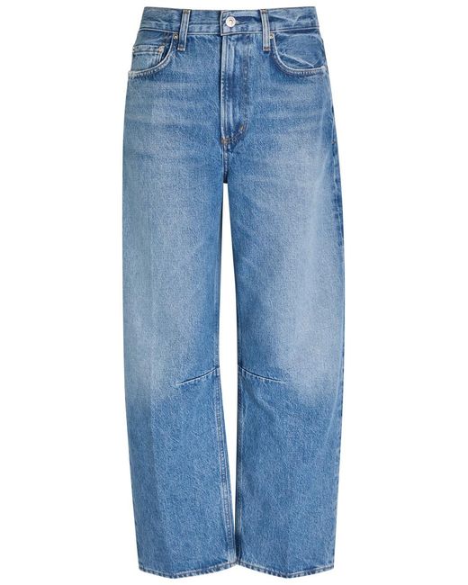 Citizens of Humanity Blue Miro Barrel-Leg Jeans
