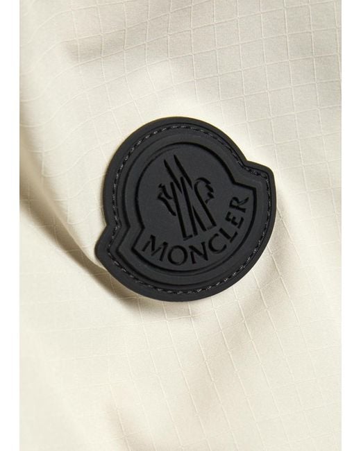 Moncler Natural Logo Shell Overshirt for men