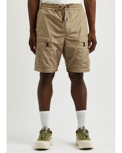 3 MONCLER GRENOBLE Natural Day-Namic Shell Cargo Trousers for men