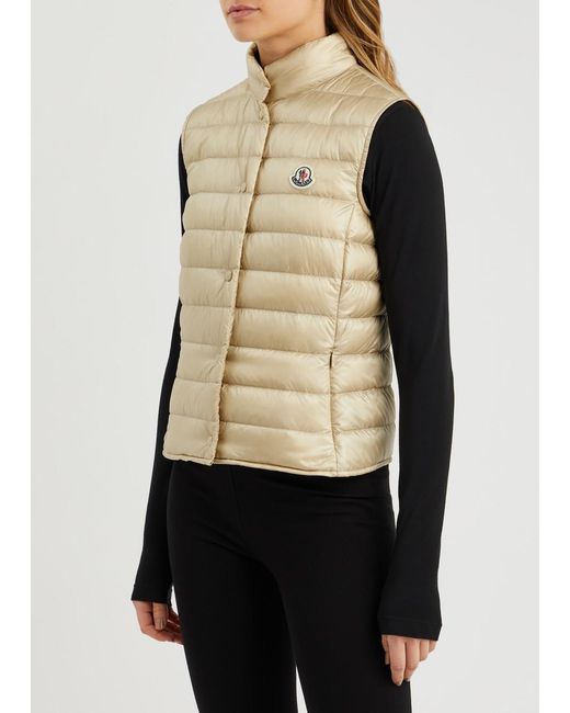 Moncler Natural Liane Quilted Shell Gilet