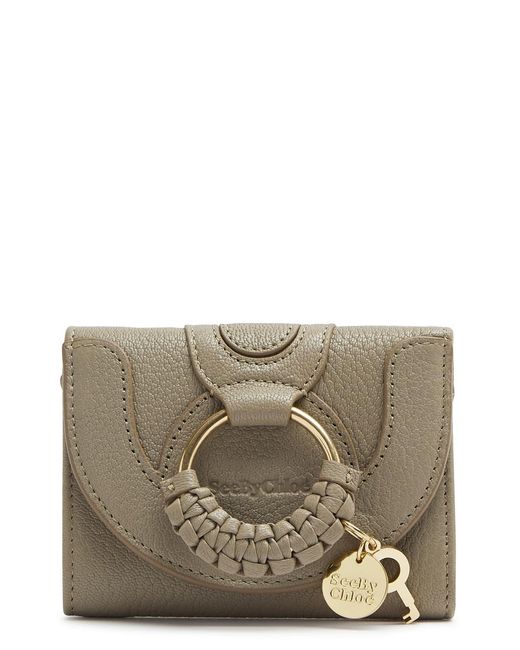 See By Chloé Gray Hana Leather Wallet