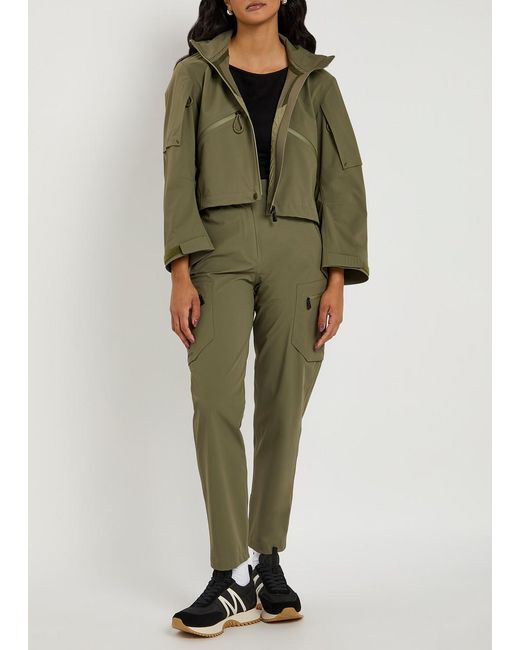 XS Moncler pantalone sportivo スキーパンツ Moncler Pantalone Sportivo Gore-Tex Trousers in Green | Lyst