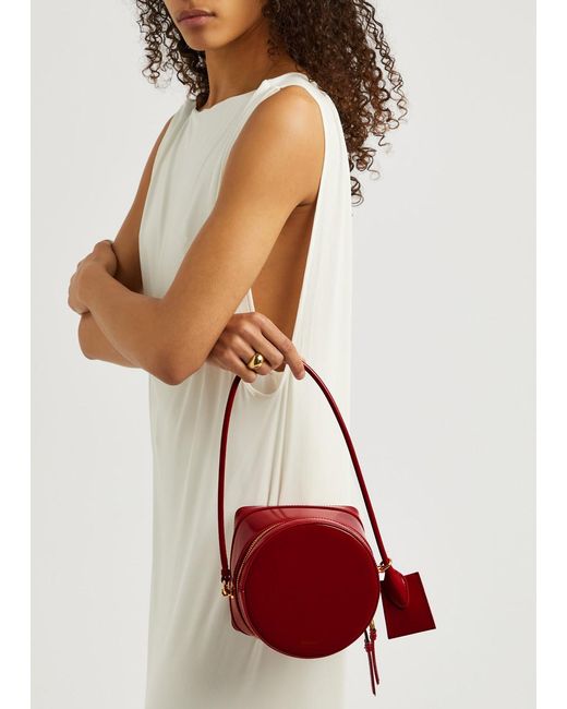 Jacquemus Red Le Vanito Leather Top-handle Bag