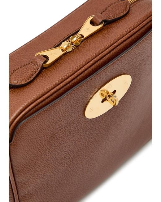 Mulberry Brown Darley Grained Leather Camera Bag