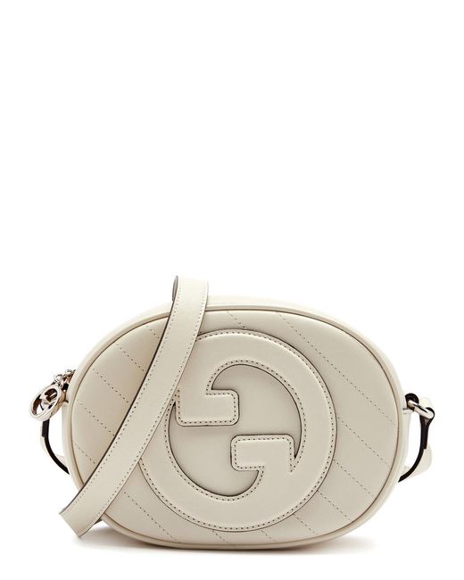 Gucci White Blondie Leather Cross-body Bag