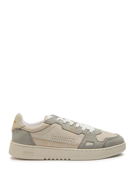 Axel Arigato Gray Dice Lo Panelled Leather Sneakers for men