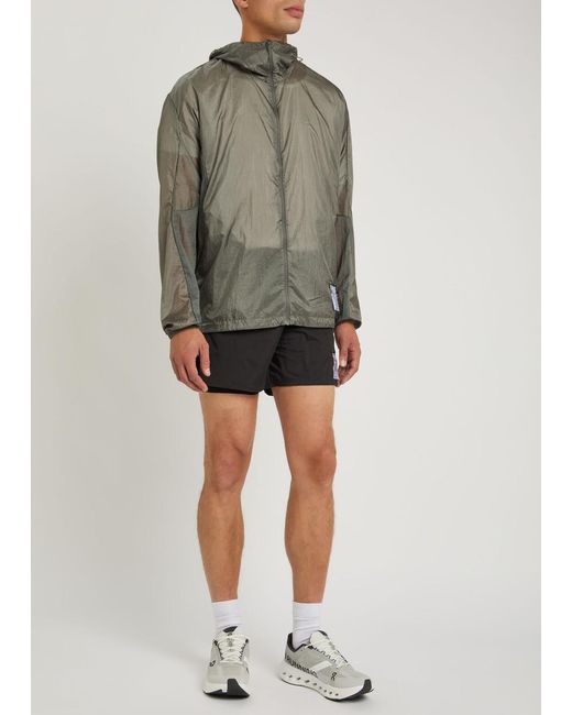 【PGG】PERTEX DIAMOND FUSE〈杢グレー〉 Satisfy Hooded Pertex Diamond Fuse Jacket in Gray for Men | Lyst