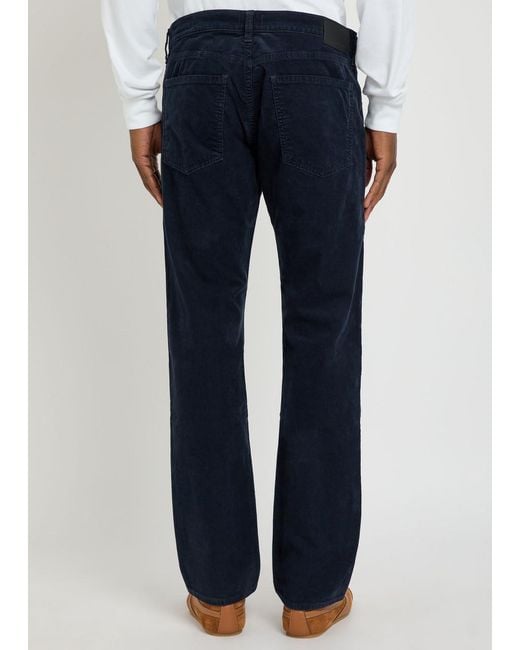 Citizens of Humanity Blue Elijah Straight-Leg Corduroy Jeans for men