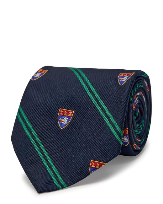 Polo Ralph Lauren Blue Striped Silk Tie for men