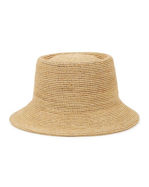 Lack of Color Inca Dip Straw Bucket Hat in Natural | Lyst