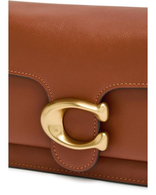 COACH Brown Tabby 26 Leather Shoulder Bag