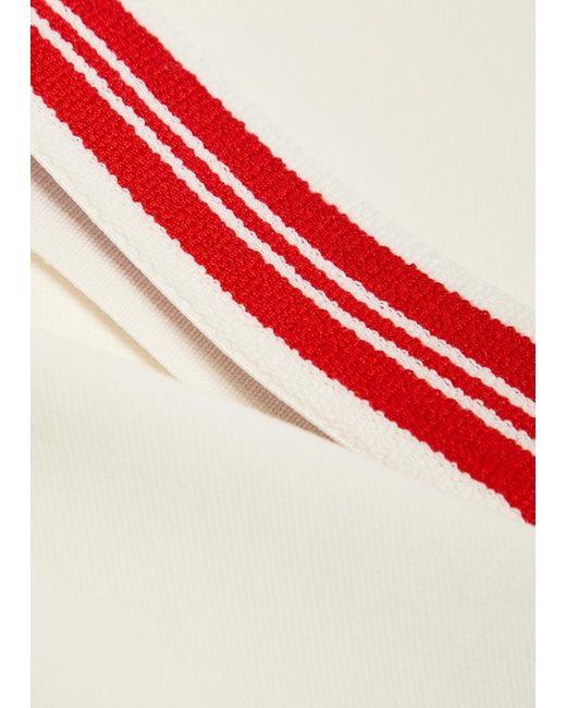 Spense White Court Piqué Ponte Mini Dress