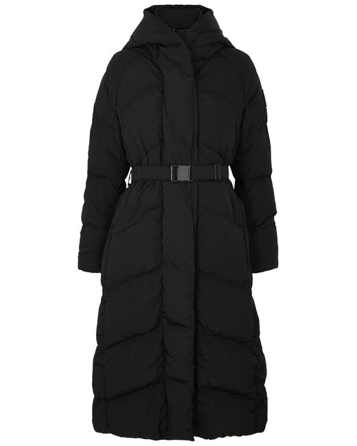 Canada Goose Black Marlow Quilted Shell Parka