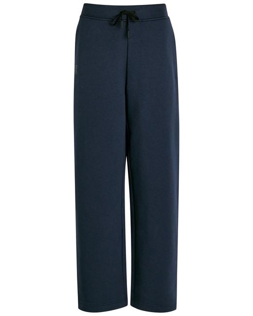 On Shoes Blue Focus Tech Cott-Blend Sweatpants