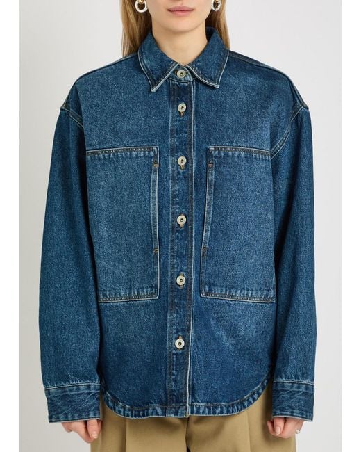 Studio Nicholson Blue Regen Overshirt