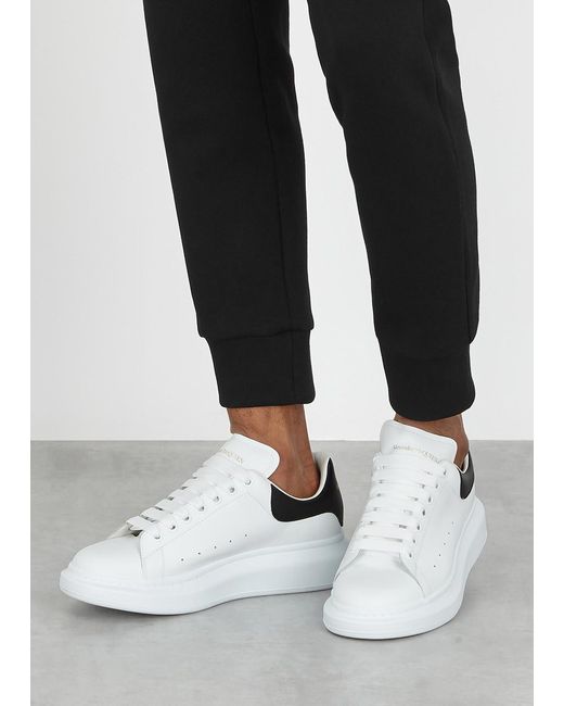 Alexander McQueen Oversized White Leather Sneakers for men