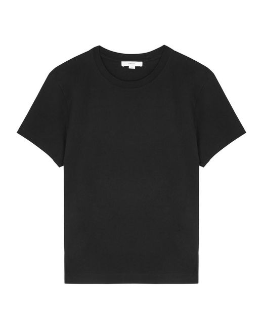 Vince Black Cotton T-Shirt