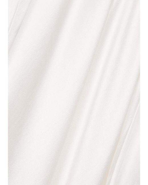 Bec & Bridge White Karina Tuck Midi Dress