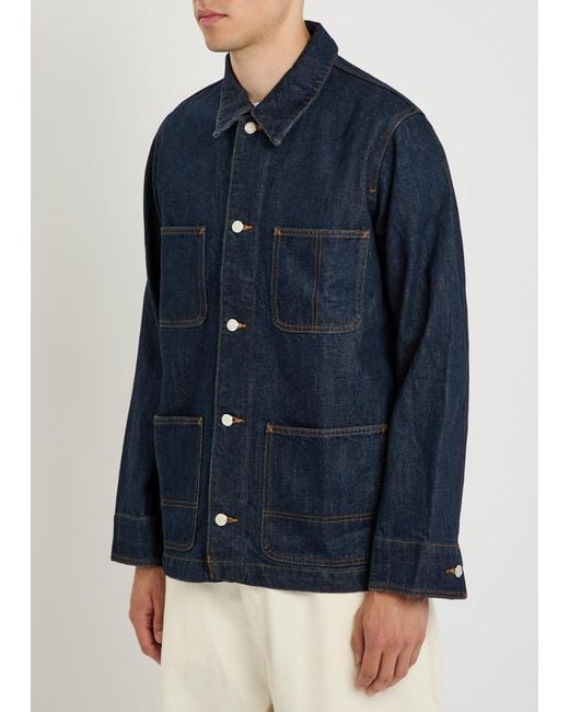 A.P.C. Blue Denim Jacket for men