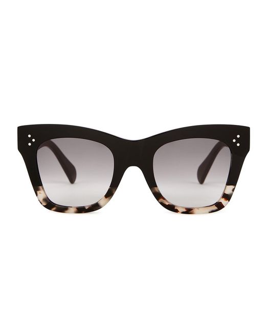 Céline Black Square-frame Sunglasses