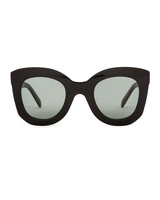 Céline Black Oversized Sunglasses, Lenses, Designer-Stamped Arms, 100% Uv Protection