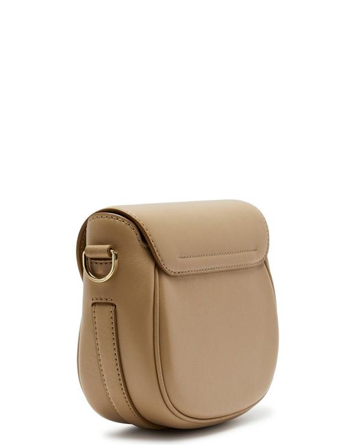 Marc Jacobs Natural The J Marc Saddle Small Leather Cross-body Bag