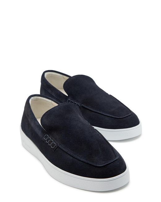 Jude Llow Blue Jacqués Suede Loafers for men