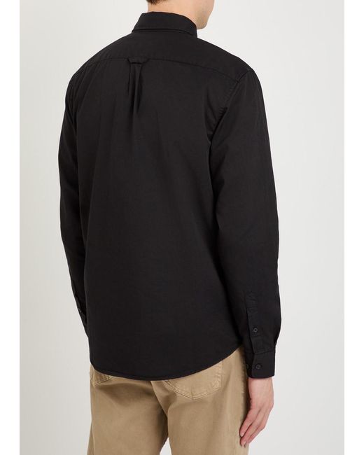 Belstaff Black Scale Cotton Shirt for men