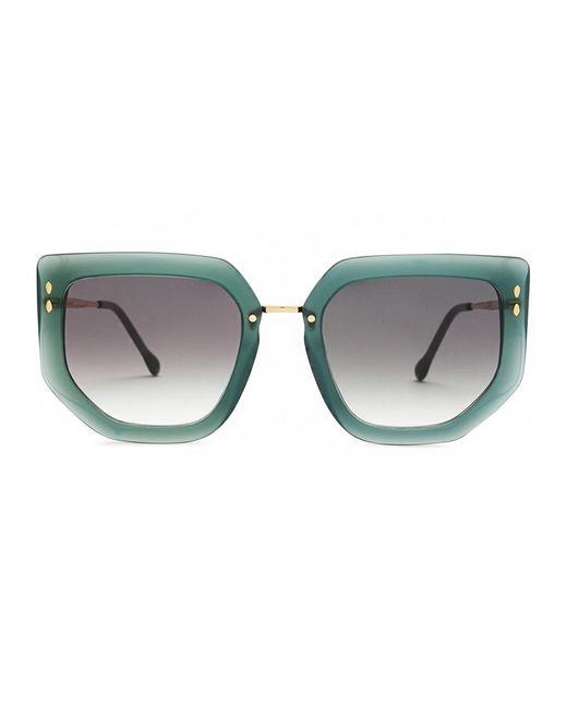 Isabel Marant Blue Oversized Sunglasses
