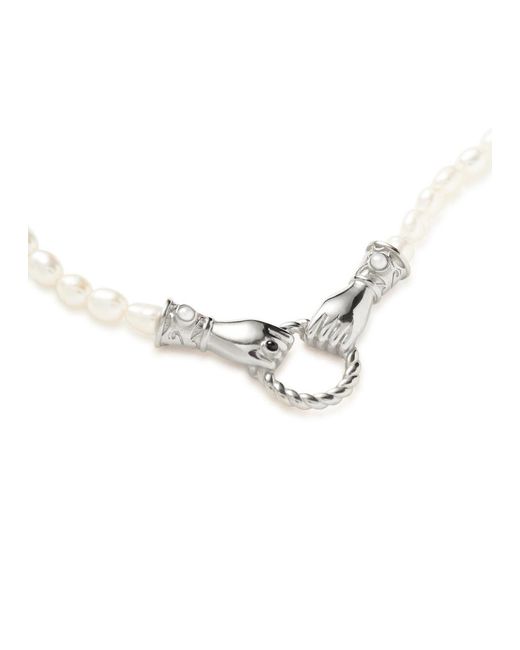 Missoma White X Harris Reed In Good Hands Necklace