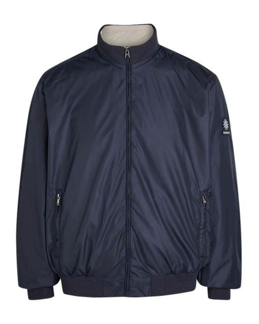 Sandbanks Blue Reversible Shell Jacket for men