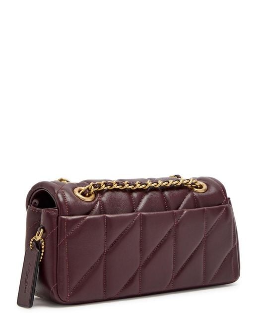 COACH Tabby 20 Quilted Leather Shoulder Bag in Purple | Lyst